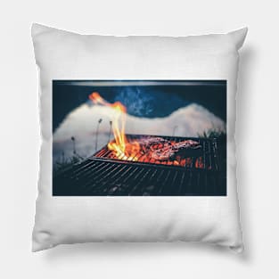 Camping Images Pillow