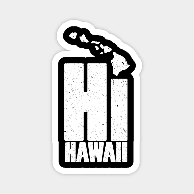 Hi Hawaii Islands Magnet by KevinWillms1