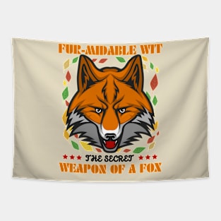 Fox Art Tapestry