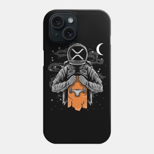 Astronaut Skate Ripple XRP Coin To The Moon Crypto Token Cryptocurrency Wallet HODL Birthday Gift For Men Women Phone Case