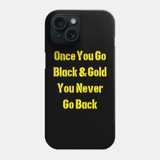 Go Black & Gold Phone Case