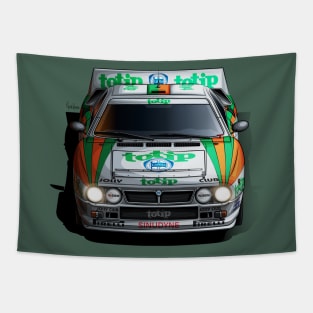 Lancia 037 Totip Group B - Illustration Tapestry