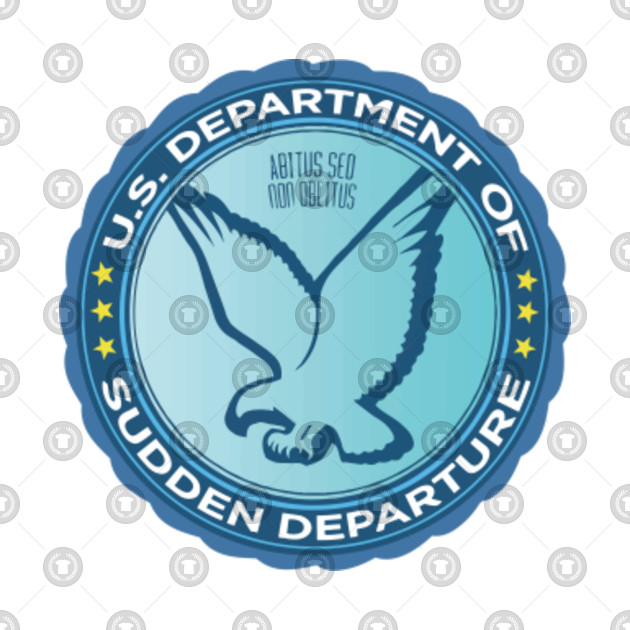 U.S DEPARTMENT OF SUDDEN DEPARTURE SWEATSHIRT PULLOVER The Logo Sign Leftovers