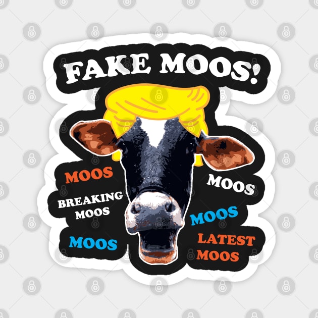 Fake Moos News Cow Costume Magnet by BraaiNinja