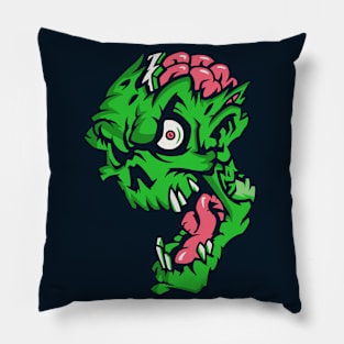 Gnarly Zombie Head Pillow