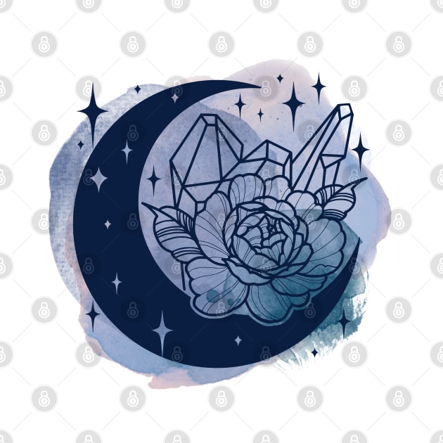 Crystal Moon Flower by ontheoutside