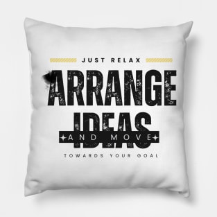 nice t-shirt just relax arrange ideas and move-shirt for summer T-Shirt T-Shirt Pillow