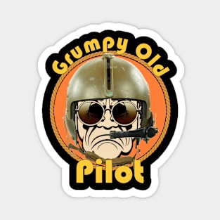 Grumpy Old Pilot Magnet