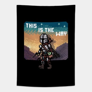 space warrior retro video game Tapestry