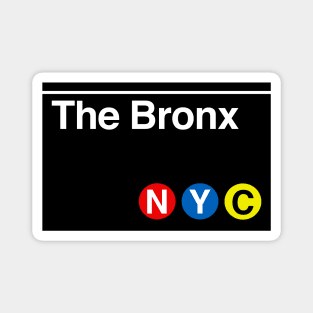 The Bronx Subway Sign Magnet