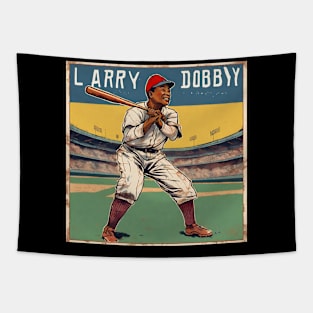 Vintage American Baseball Player Baseball Dad Playing in the Team Tapestry