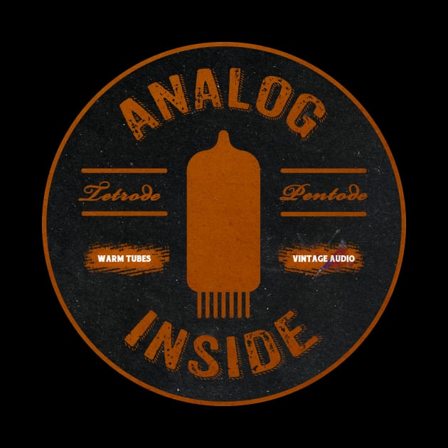 Analog Inside Retro Tubes Badge by Analog Designs