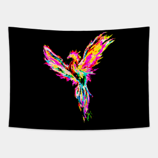 rainbow phoenix Tapestry