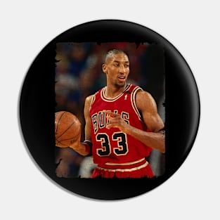 Scottie Pippen #33, Chicago Bulls Pin