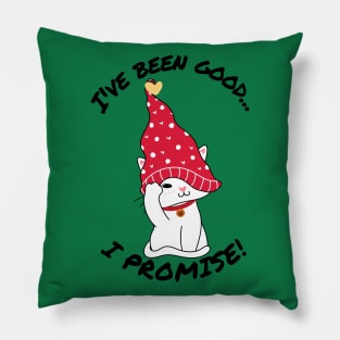 I've Been Good...I Promise Nice List Pillow