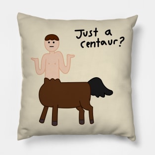 Just a Centaur? (Sketch) - Mabel's Sweater Collection Pillow