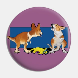 Terrible Thunder Corgis Pin