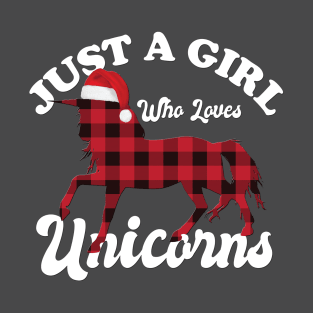 Just A Girl Who Loves Unicorn T-Shirt