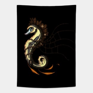 Cute little steampunk seahorse Tapestry