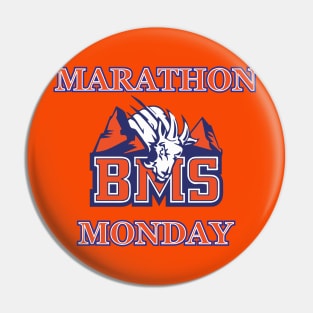 Marathon Monday Pin