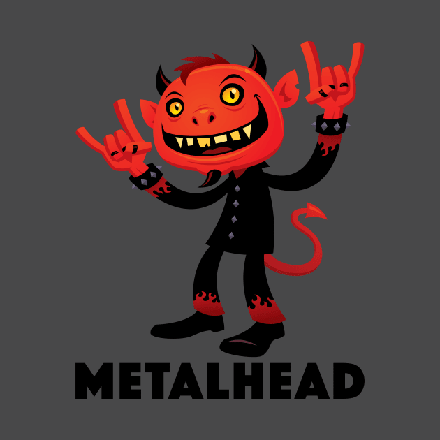 Heavy Metal Devil Metalhead by fizzgig