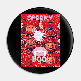 Spooky halloween Pin