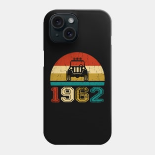 Vintage Jeep 1962 Birthday Jeep Gift Phone Case