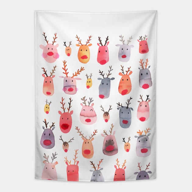 White Christmas Tapestry by ninoladesign