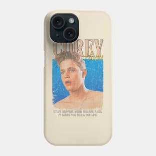 Corey Haim Vintage 1980 // Stuff happens when you are a kid, it scars you inside for life Original Fan Design Artwork Phone Case