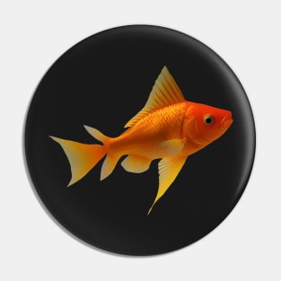 Gold Fish Pin