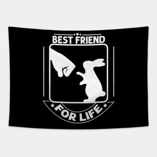 rabbit best friends for life Tapestry