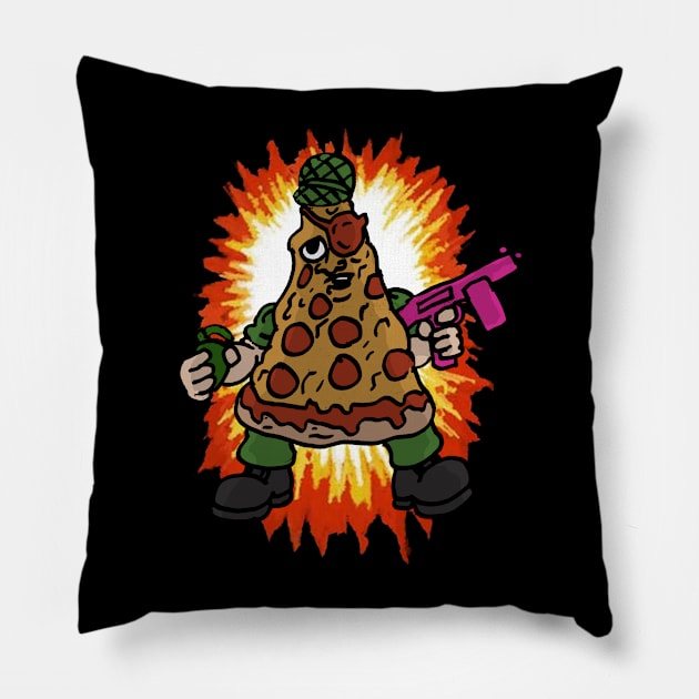 Private Pizza Pillow by Undeadredneck