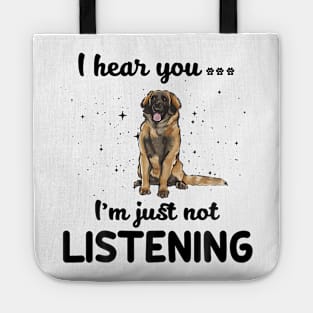 Leonberger I hear you ... I am just not listening Tote