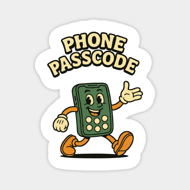 Phone Passcode designs Magnet by Marketing's Store