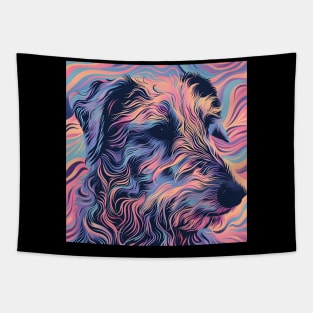 Scottish Deerhound in 80's Tapestry