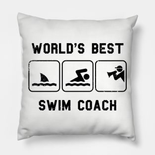 World's Best Swim Coach Pillow