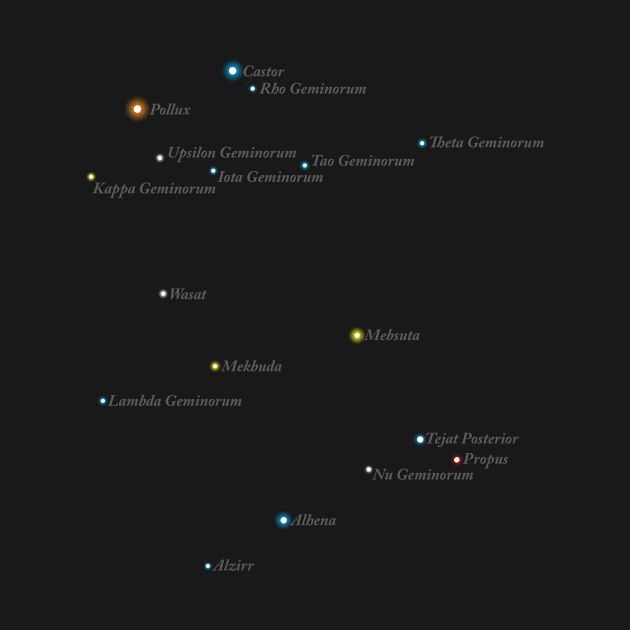 Constellation Gemini by GloopTrekker