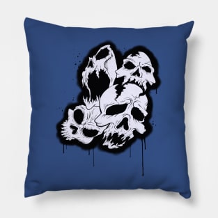 Graffiti skulls Pillow