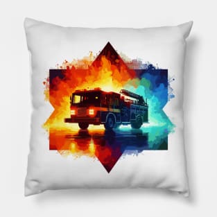 Fire Truck Pillow