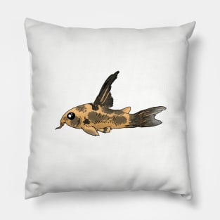 Longfin Peppered Cory Catfish Pillow