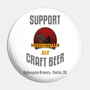 HMB Support Craft Beer: Highwayman Alt Pin