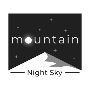 Mountain Night Sky T-Shirt