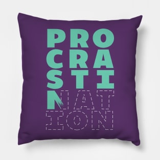 Procrastination Pillow