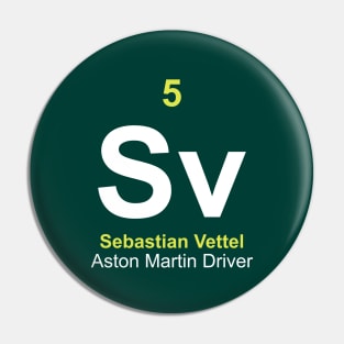 Sebastian Vettel Driver Element Pin