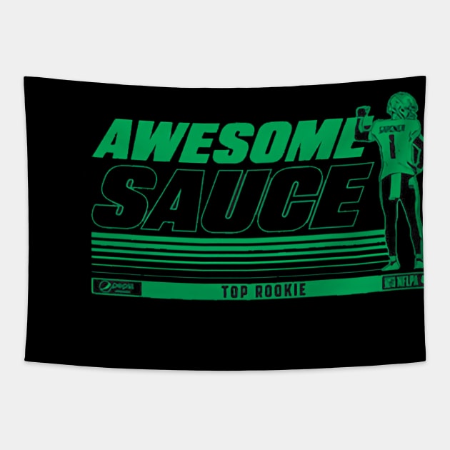 Ahmad Sauce Gardner Awesome Sauce Tapestry by Chunta_Design