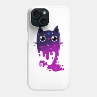 Space Ink Cat Phone Case