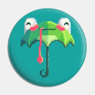 Froggy Brolly! Pin