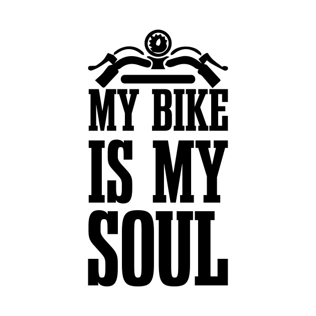 Disover My bike is my soul - biker - Motogp - T-Shirt