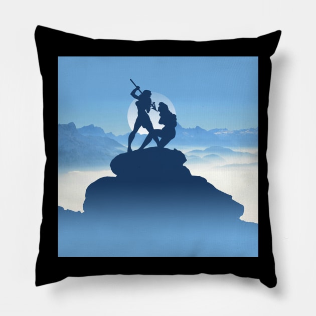 Lost Worlds Pillow by MichaelaGrove