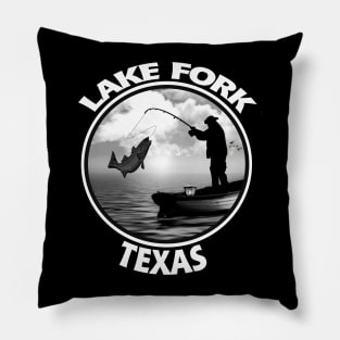 Lake Fork Texas  Fishing Boating Outdoor Life Wood County Texas Pillow